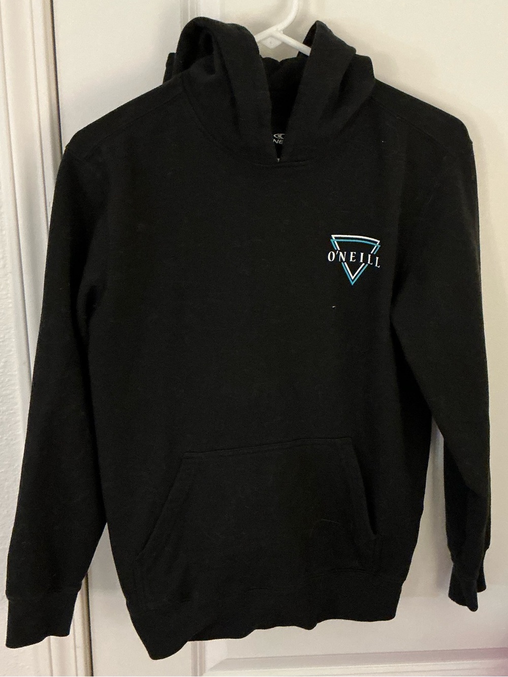 O'Neill Black Graphic Triangle Logo Pullover Hoodie - Women's Size Large L